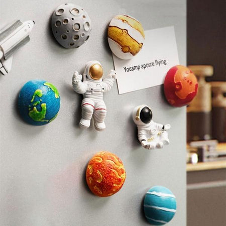 Astronaut Solar System Space Shuttle Fridge Magnets