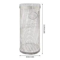 Thumbnail for Barbecue stainless steel wire mesh cylinder