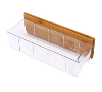 Thumbnail for HGT Organic Bamboo Chopping Board with 4 Containers & Grater