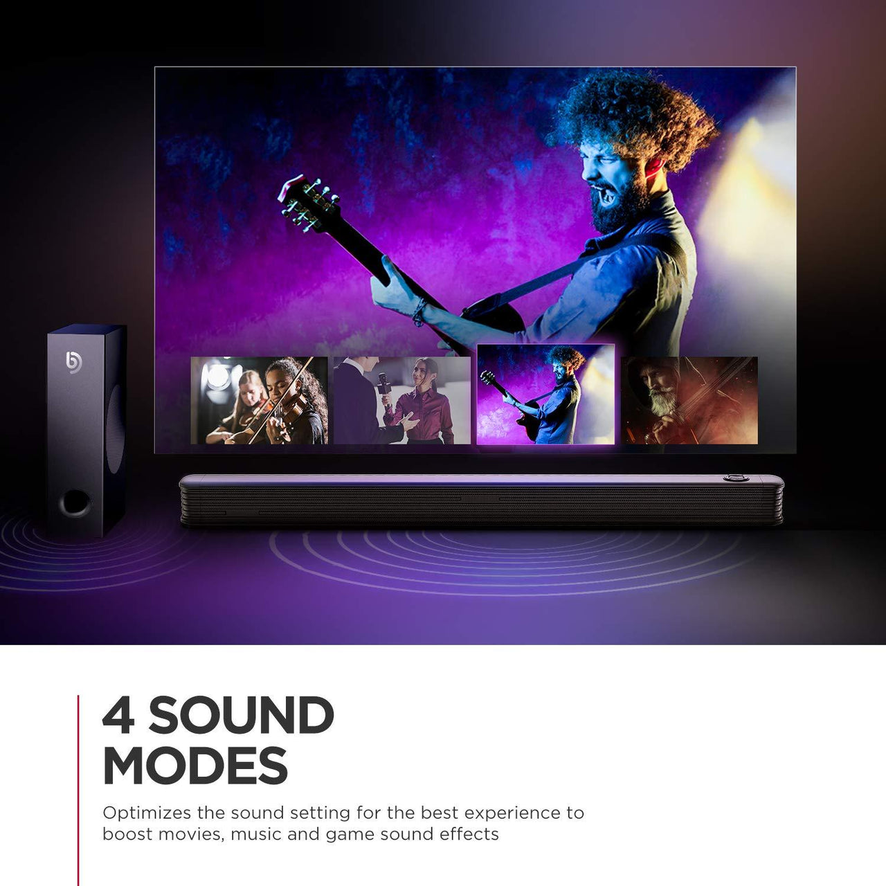 Wireless Soundbar Subwoofer PeekWise