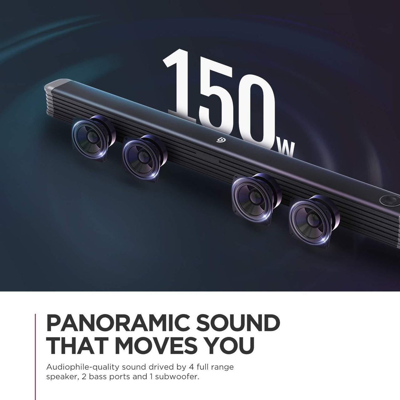 Wireless Soundbar Subwoofer PeekWise