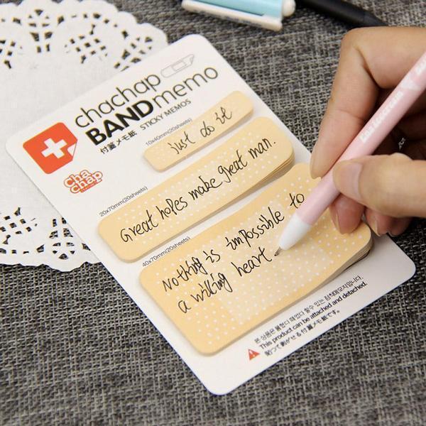 Band Aid Sticky Memo Notepad