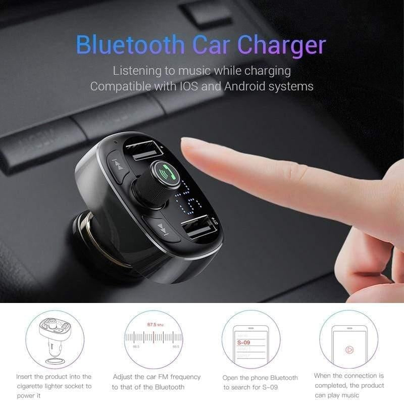 Bluetooth Car Charger Audio Transmitter PeekWise