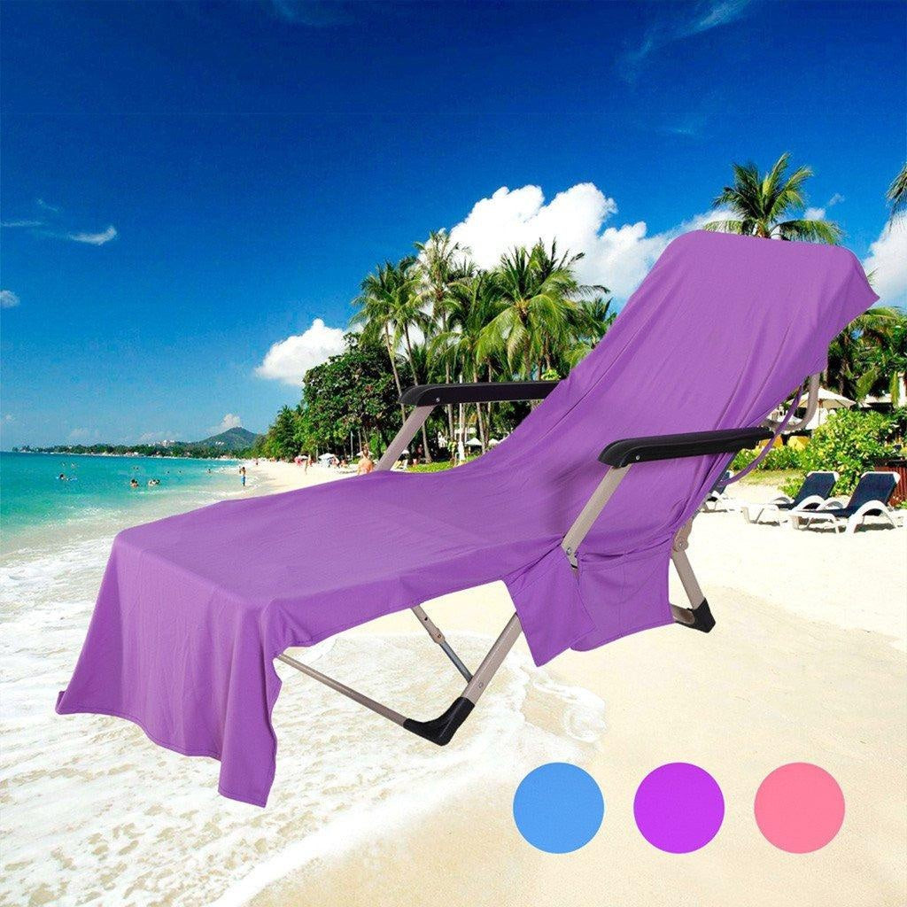 Lounge Chair Cover Beach Cooling Towel - PeekWise