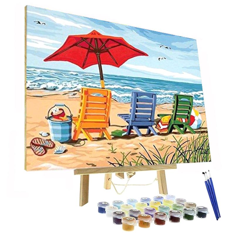 Paint By Numbers Kit - Beach Chair