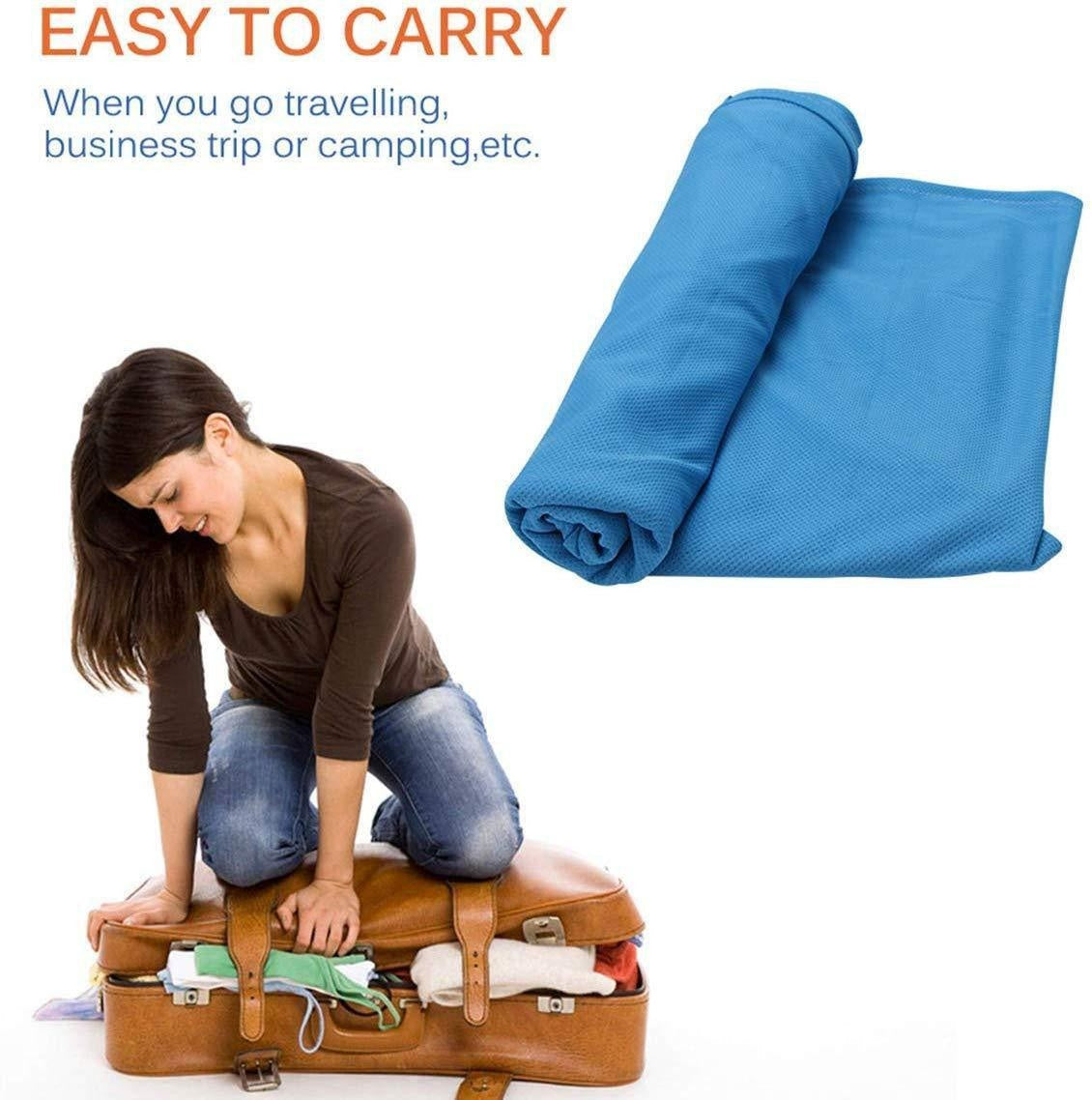 Lounge Chair Cover Beach Cooling Towel - PeekWise