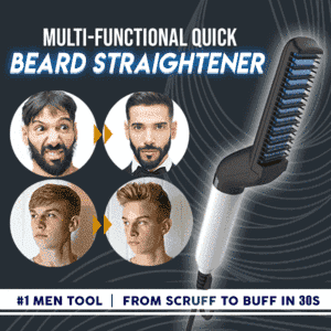 Beard Straightening Heat Brush - PeekWise