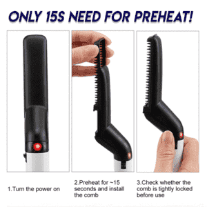 Beard Straightening Heat Brush - PeekWise