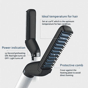 Beard Straightening Heat Brush - PeekWise