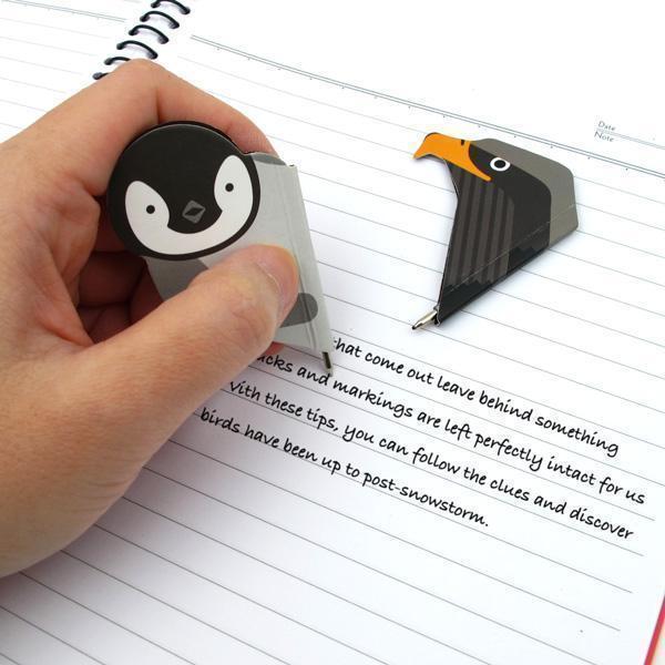 Bird Magnetic Bookmark Pen