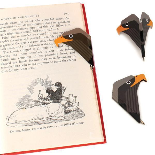 Bird Magnetic Bookmark Pen