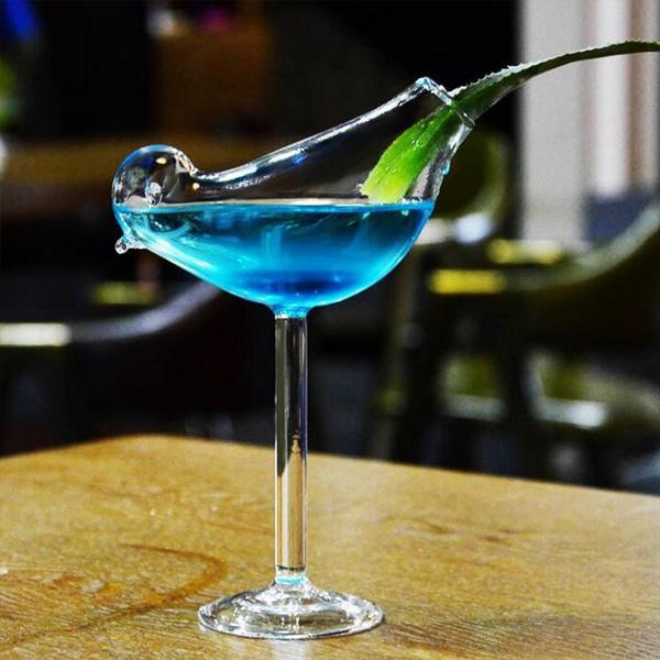 Bird Shaped Cocktail Glass