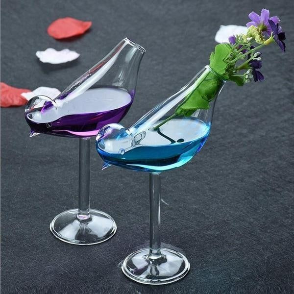 Bird Shaped Cocktail Glass