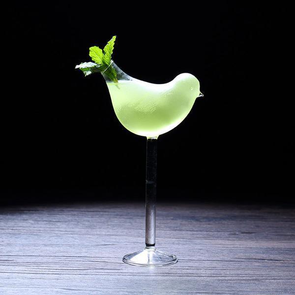 Bird Shaped Cocktail Glass