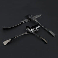 Thumbnail for Jet Black Silverware - 4 Piece Set
