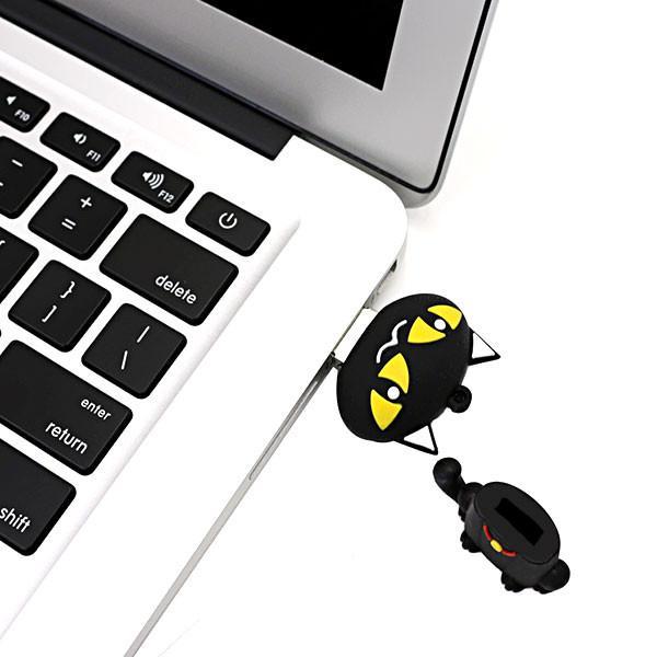 Black Kitty USB Drive