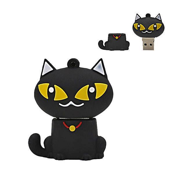 Black Kitty USB Drive