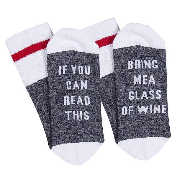 Bring Me a Glass of Wine Socks