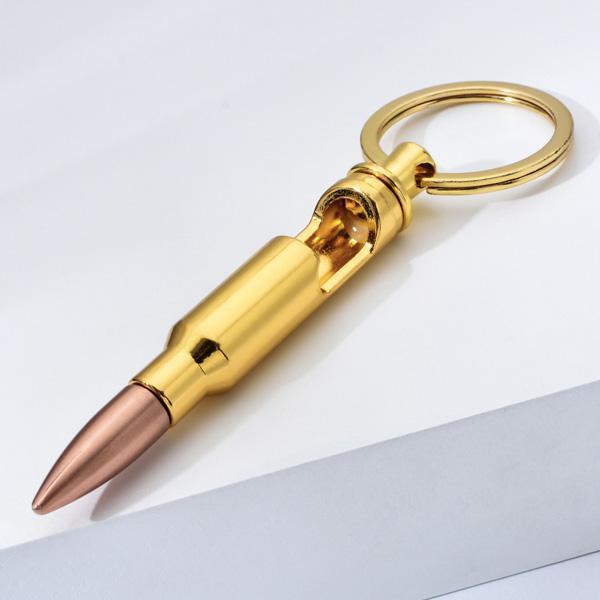 Bullet Bottle Opener Keychain