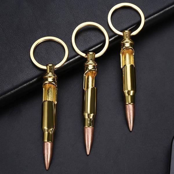 Bullet Bottle Opener Keychain