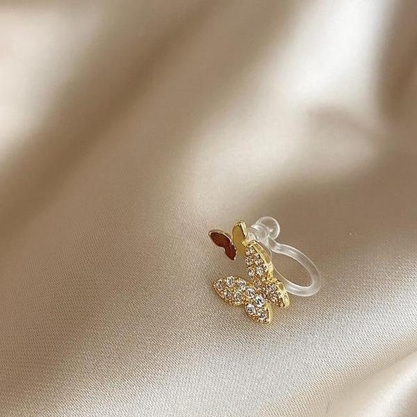 Butterfly Rhinestone Earrings