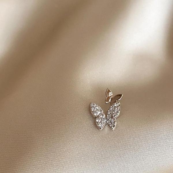 Butterfly Rhinestone Earrings