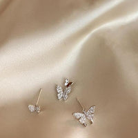 Thumbnail for Butterfly Rhinestone Earrings