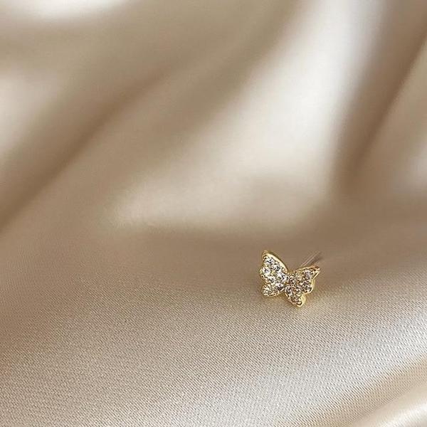 Butterfly Rhinestone Earrings