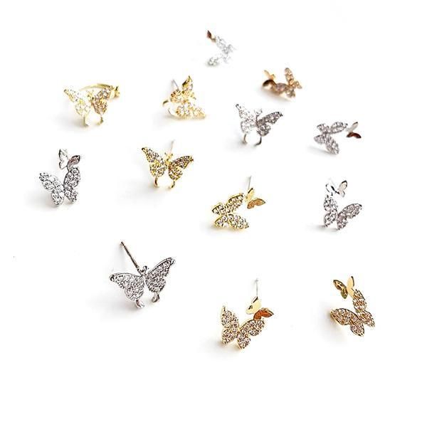 Butterfly Rhinestone Earrings