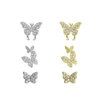 Thumbnail for Butterfly Rhinestone Earrings