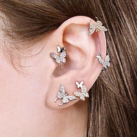 Thumbnail for Butterfly Rhinestone Earrings