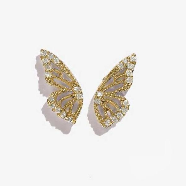 Butterfly Wing Stud Earrings