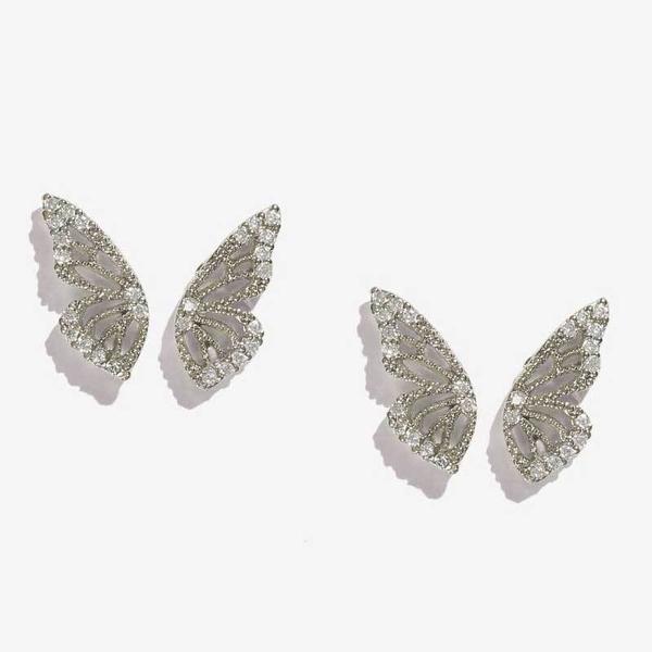 Butterfly Wing Stud Earrings