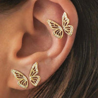 Thumbnail for Butterfly Wing Stud Earrings