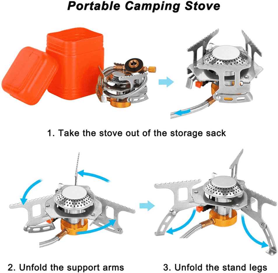 Portable Camping Gas Stove PeekWise