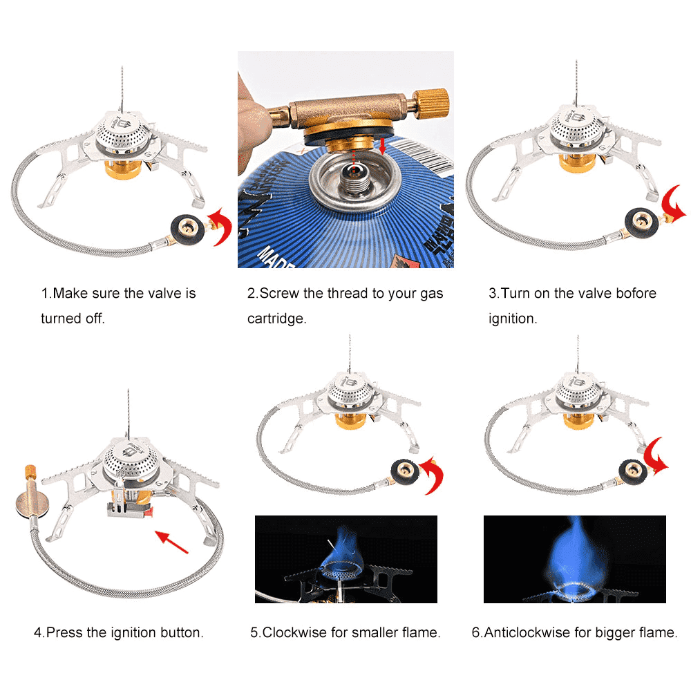 Portable Camping Gas Stove PeekWise