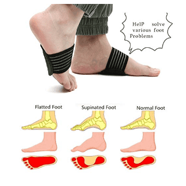 Foot Arch Support Compression Straps PeekWise