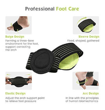 Foot Arch Support Compression Straps PeekWise