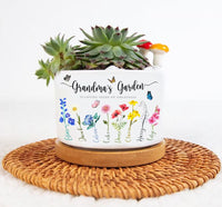 Thumbnail for Personalized Grandma's Garden Plant Pot