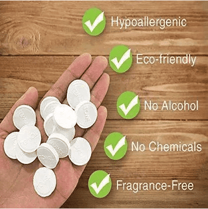 Compressed Expanding Face Towel Tablets PeekWise