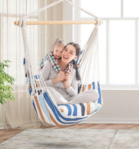 Thumbnail for Outdoor Porch Yard Deluxe Hammock Rope Chair