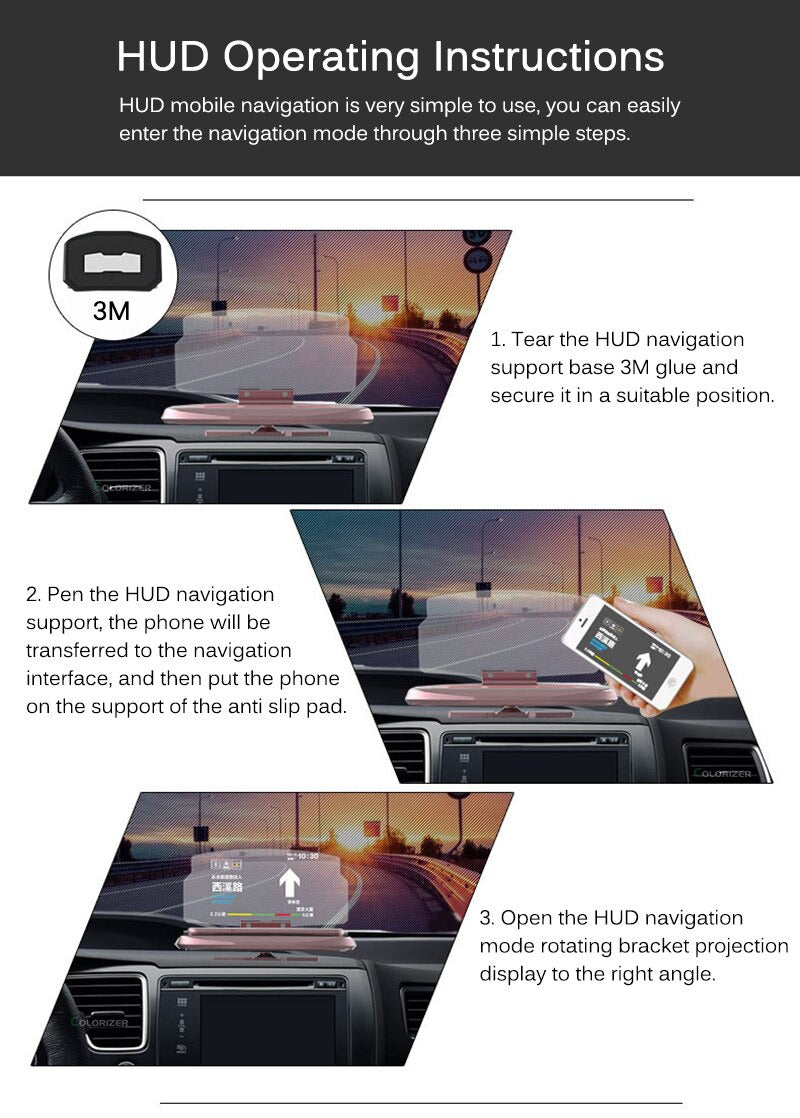 Car Heads Up Display Projector