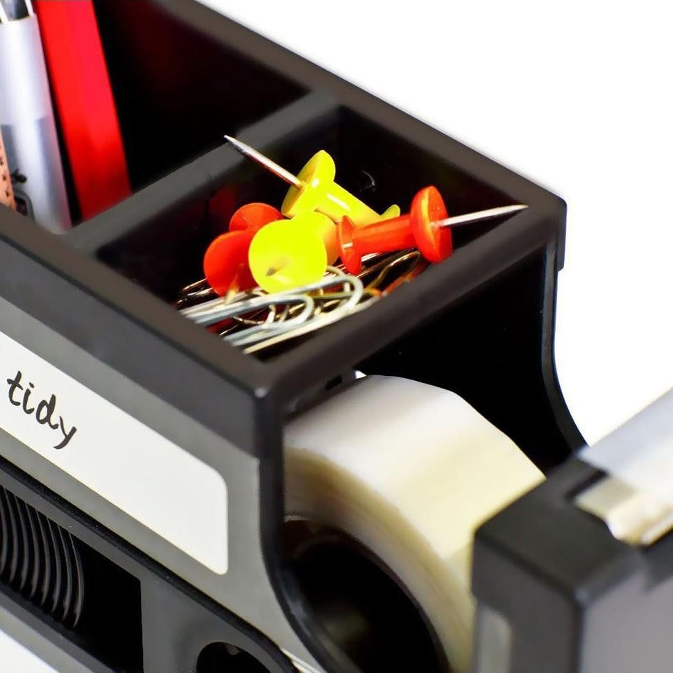 Cassette Tape Dispenser & Pen Holder - PeekWise