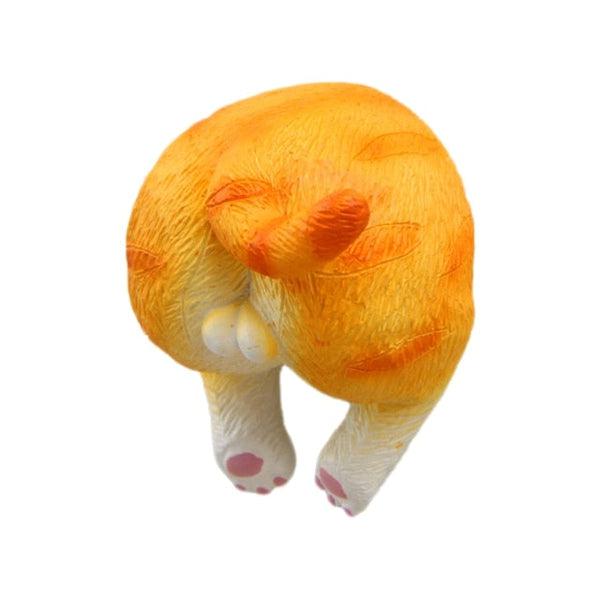 Cat Butt and Balls Fridge Magnets (Set of 4)