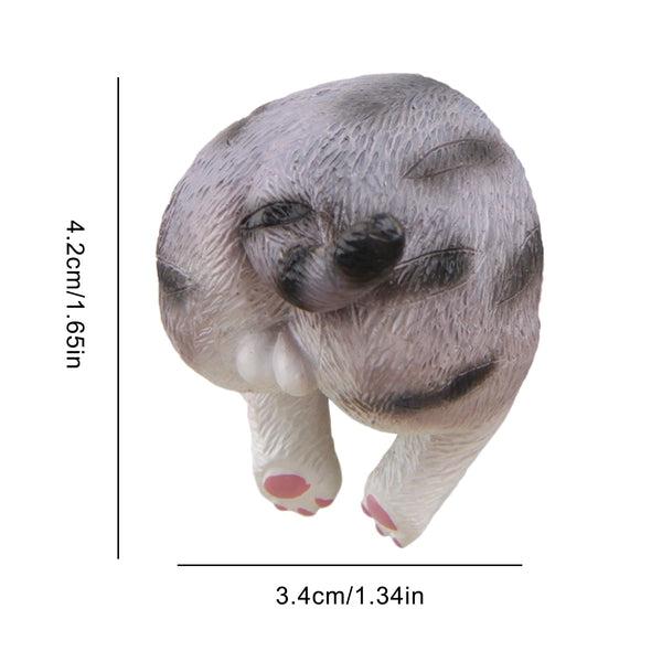 Cat Butt and Balls Fridge Magnets (Set of 4)