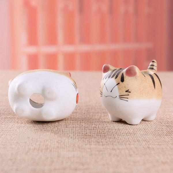 Cat Ceramic Planter Pot Terrarium