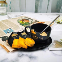 Thumbnail for Cat Mug With Serving Tray And Spoon Set (Various Color)