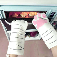 Thumbnail for Cat Paws Oven Mitts