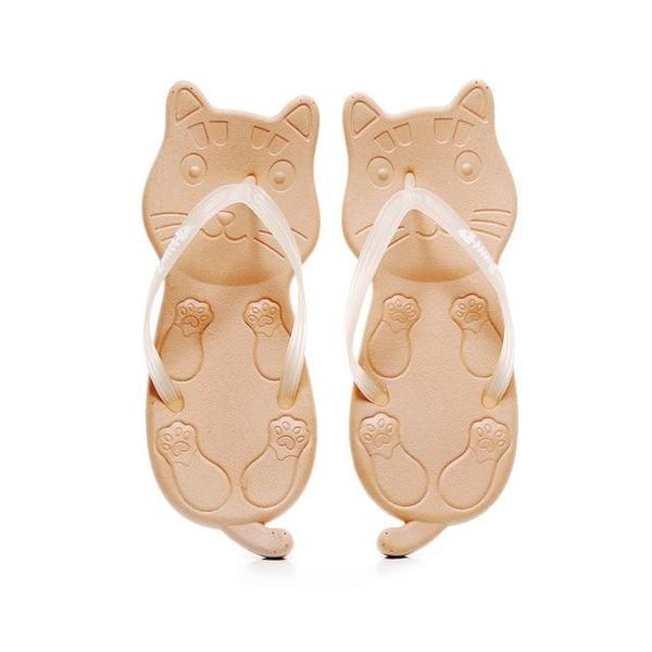 Cat Shaped Flip Flops