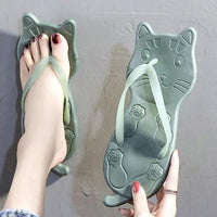 Thumbnail for Cat Shaped Flip Flops